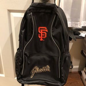 SF Giants black laptop backpack for men
